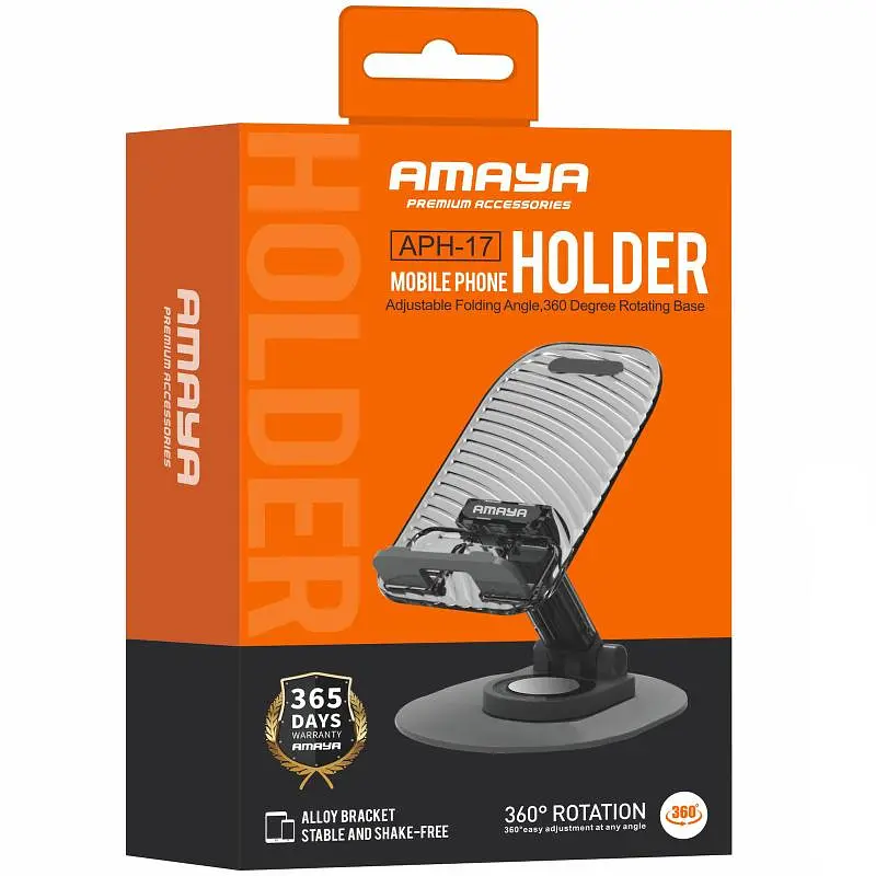Підставка для телефону Amaya APH-17 Black - фото 2