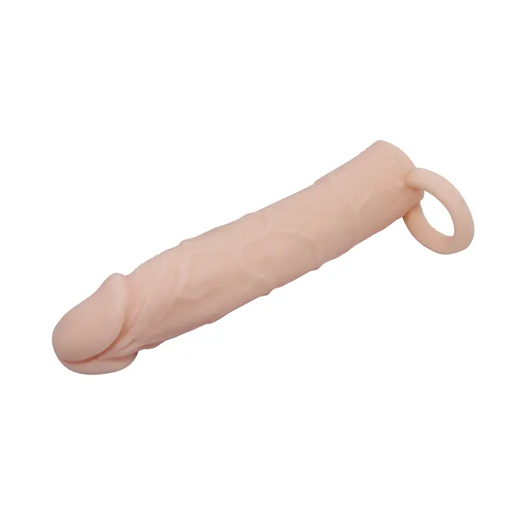 Подовжуюча насадка на член Pretty Love Penis Sleeve Flesh 7 - фото 4