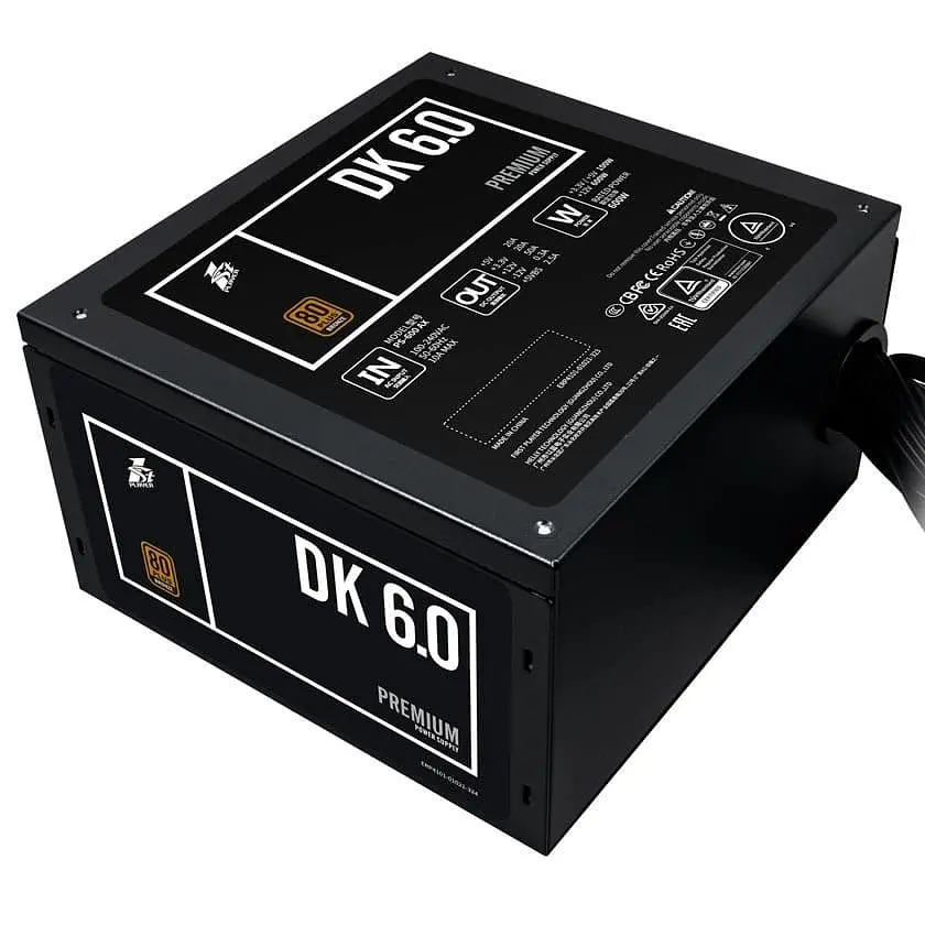 Блок живлення 1stPlayer PS-600AX 600W 80+ Bronze (DKPM-BRZ-600-BK-EU) Black - фото 5