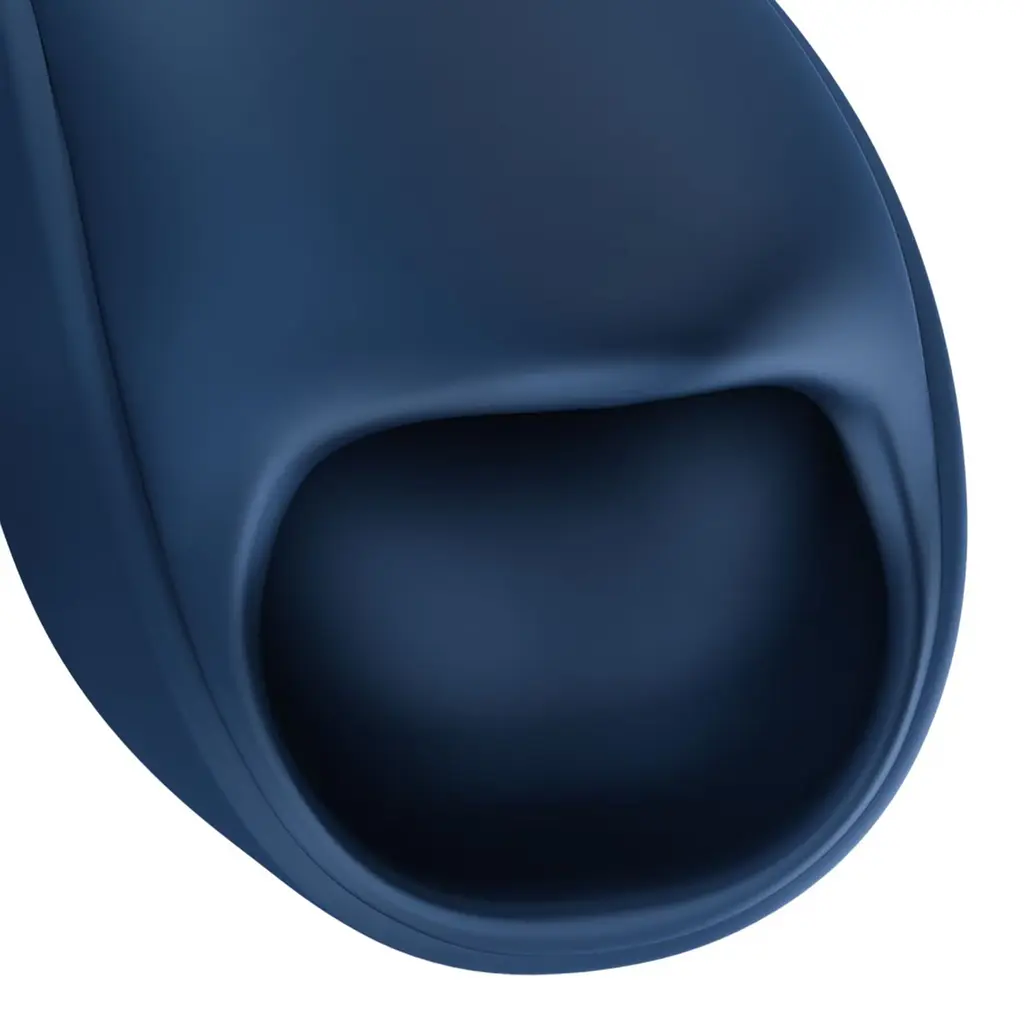 Мастурбатор для головки пеніса Fun Factory COBRA LIBRE II Nightblue, 2 мотори, гра без рук - фото 4