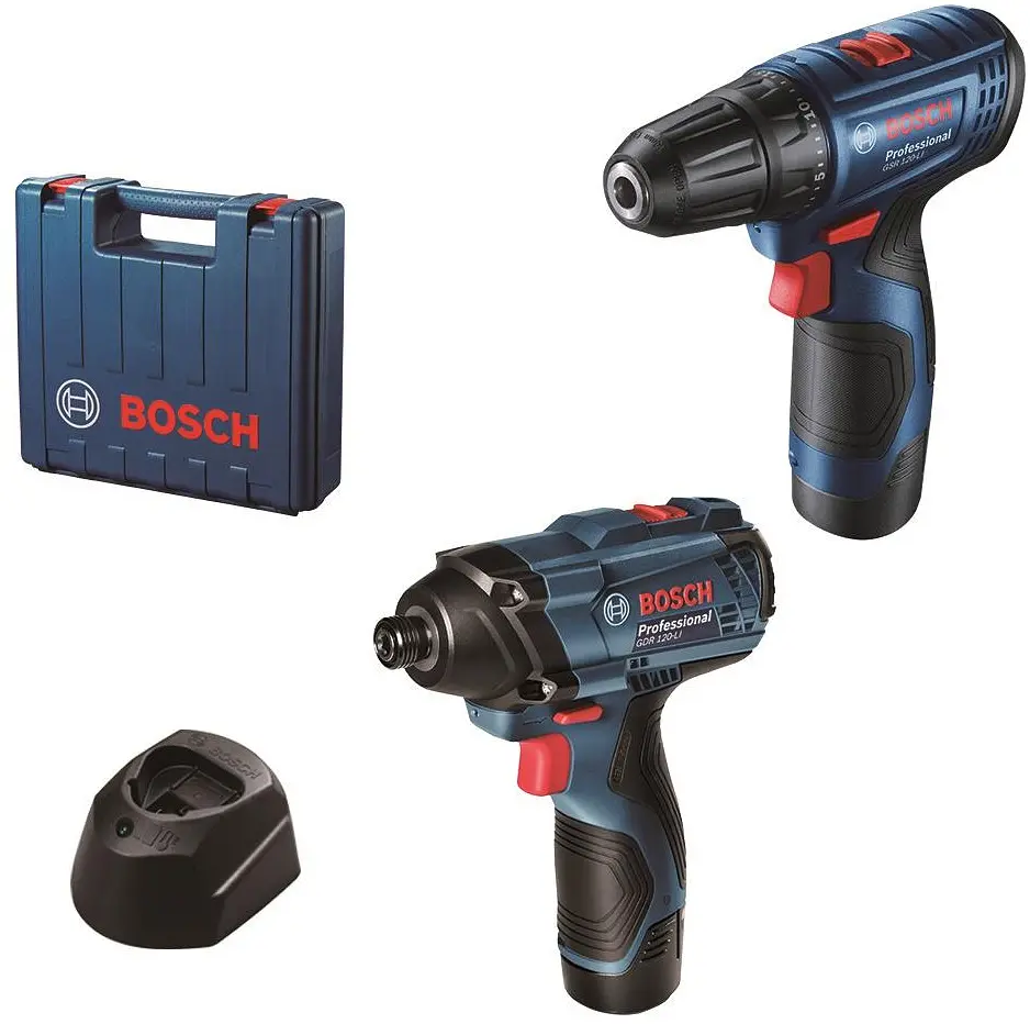 Набор из двух аккумуляторных инструментов Professional 12В Bosch teh0026231 - фото 1
