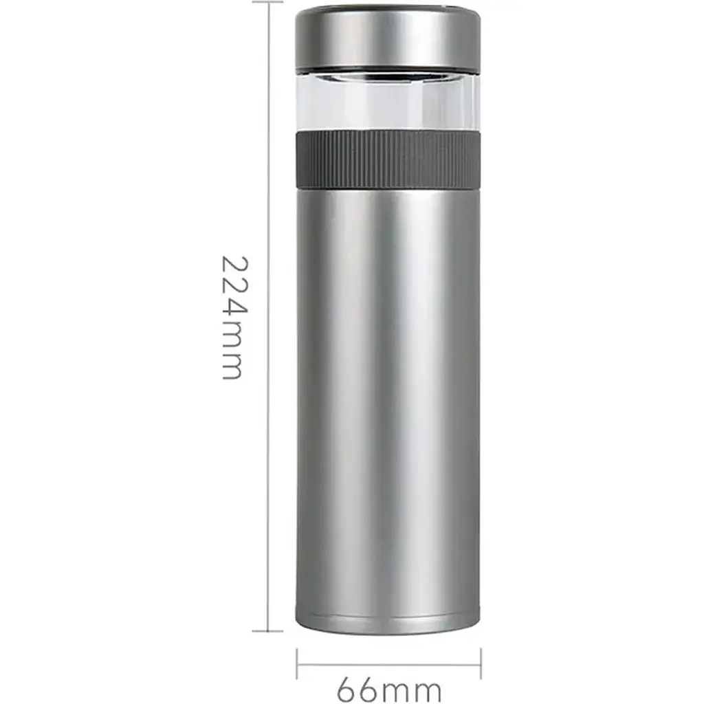 Термос Funjia Fun Home Titanium Smart Cup Titanium Gray 520ml (FJ-TA003) [171248] - фото 2