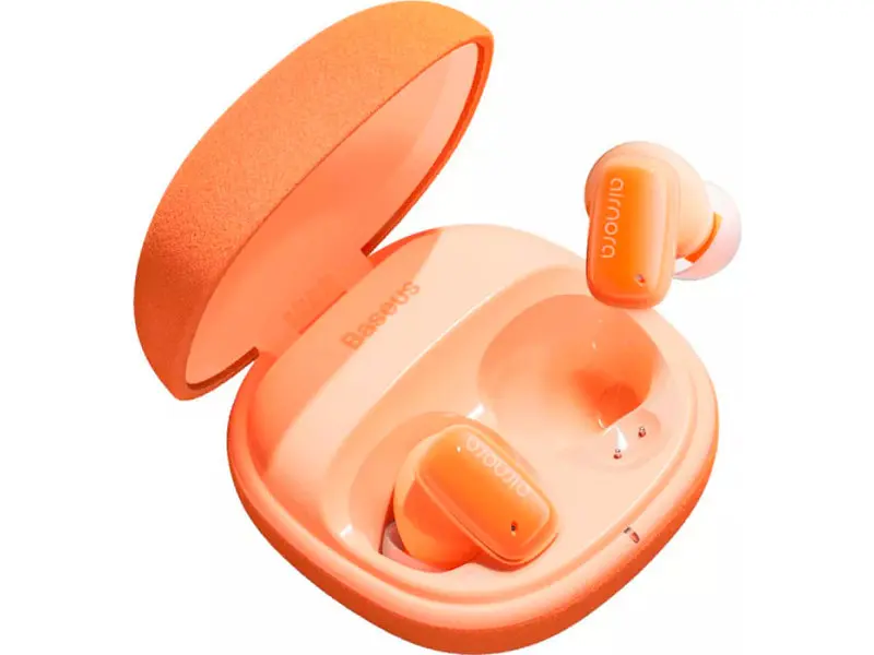 Навушники TWS BASEUS AirNora 2 Orange - фото 3