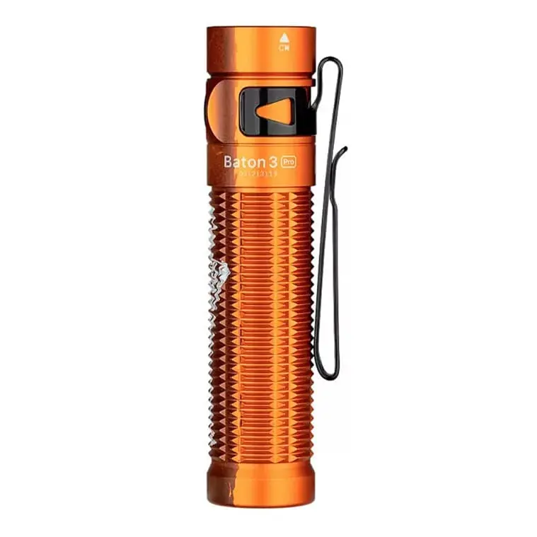 Фонарь Olight Baton 3 Pro Orange (1013-2370.45.80) - фото 5