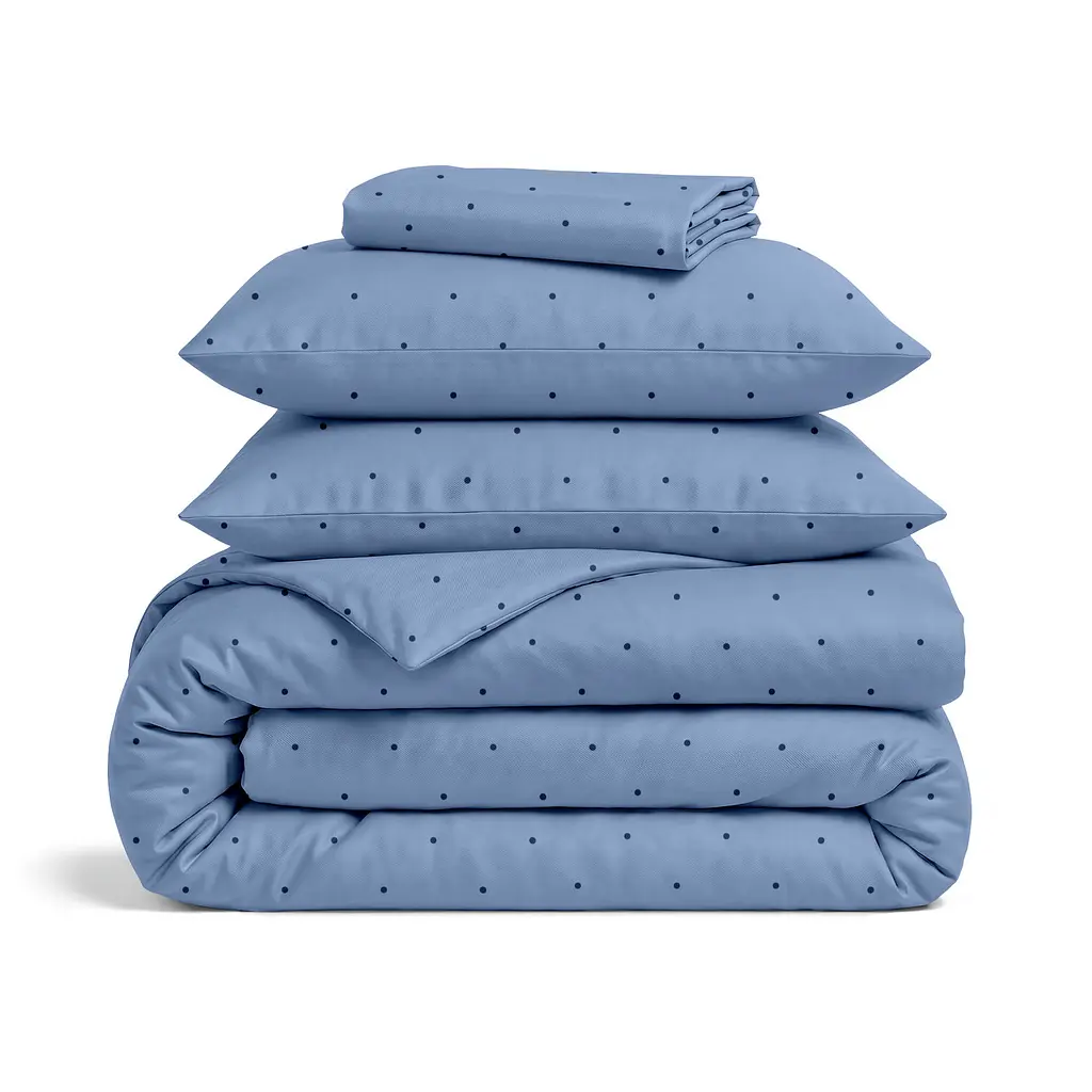 Сімейна постільна білизна ранфорс з простирадлом на резинці CLOUD DOT CS1 COSAS (2200000054012)