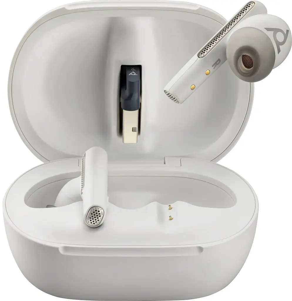 Навушники TWS Poly Voyager Free 60 + Earbuds + BT700A + TSCHC White (7Y8G5AA) - фото 4