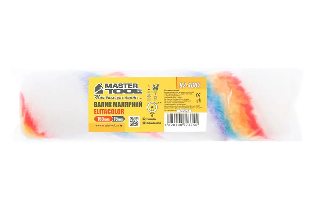 Малярний валик елітаколор Mastertool 6 х 15 х 150 мм (в упаковці 10 шт.) - фото 3