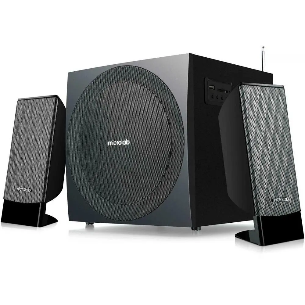 Мультимедийная акустика Microlab M-300U Black - фото 2