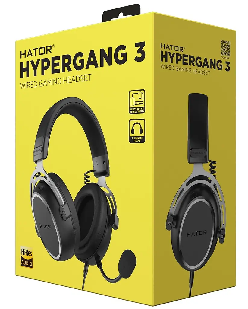 Игровая гарнитура HATOR Hypergang 3 Hi-Res Black (ESH05) - фото 8