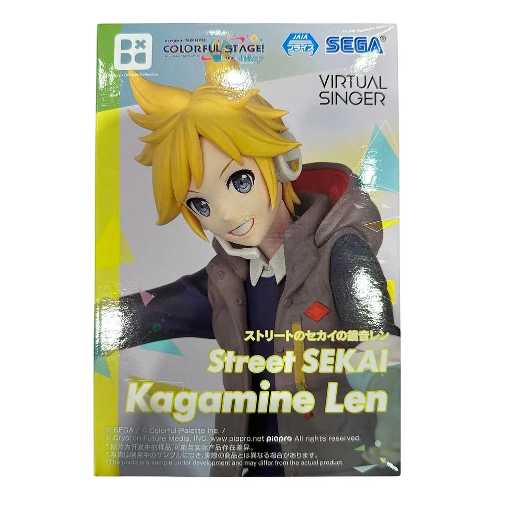 Фигурка Sega Vocaloid Project Sekai Desktop×Decorate Кагаминэ Лэн Вокалоид Kagamine Len 15 см S PS KL 15 - фото 4