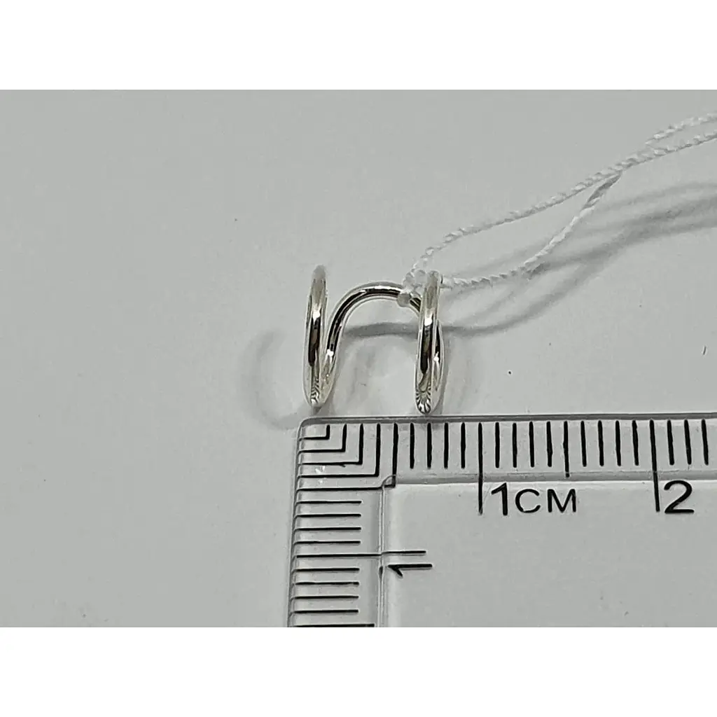 Серебряная серьга-кафф Ирий на хеликс. 4764 - фото 4