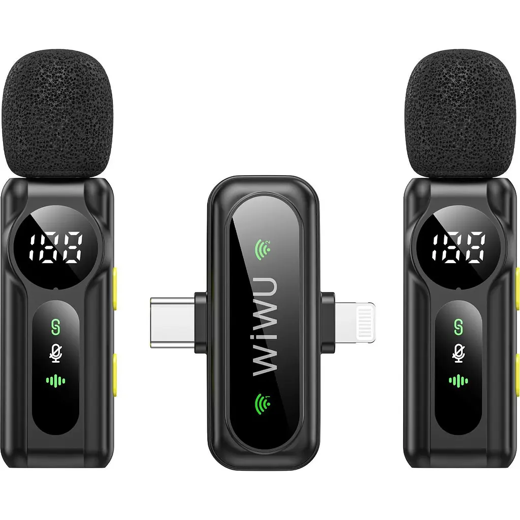 Микрофонная радиосистема WiWU Wi-WM007 USB-C/Lightning [156421] - фото 2