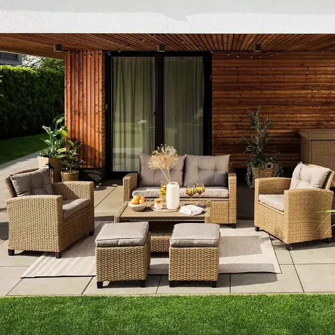 Набор садовой мебели Di Volio Firenze бежевый/светло-серый - фото 2