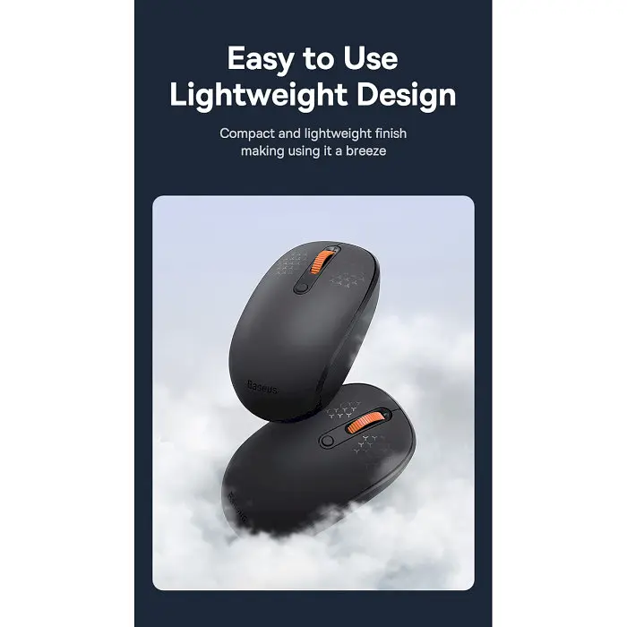 Мышь Baseus F01A Frosted Gray - фото 7
