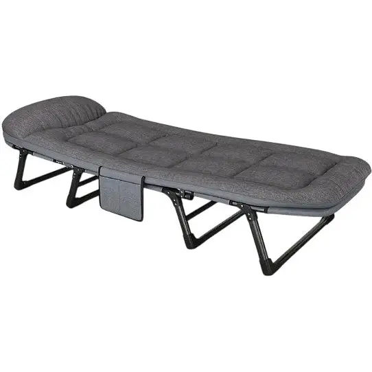 Портативне розкладне ліжко Relax Outdoor 180×60×30 см, залізна рама, до 120 кг, 5 регульованих положень - фото 2