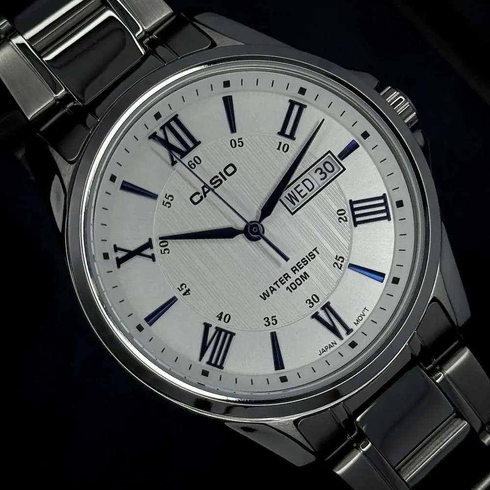 Чоловічий годинник Casio MTP-1384D-7A2 Сріблястий ( AT1141-0317 ) - фото 4