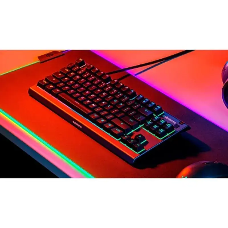 Клавіатура SteelSeries Apex 3 TKL UA USB Black (64831) - фото 8