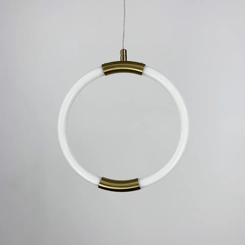 Дизайнерський латунний підвіс круг з гнучкою LED стрічкою Line.F Mj 60/1 - фото 5