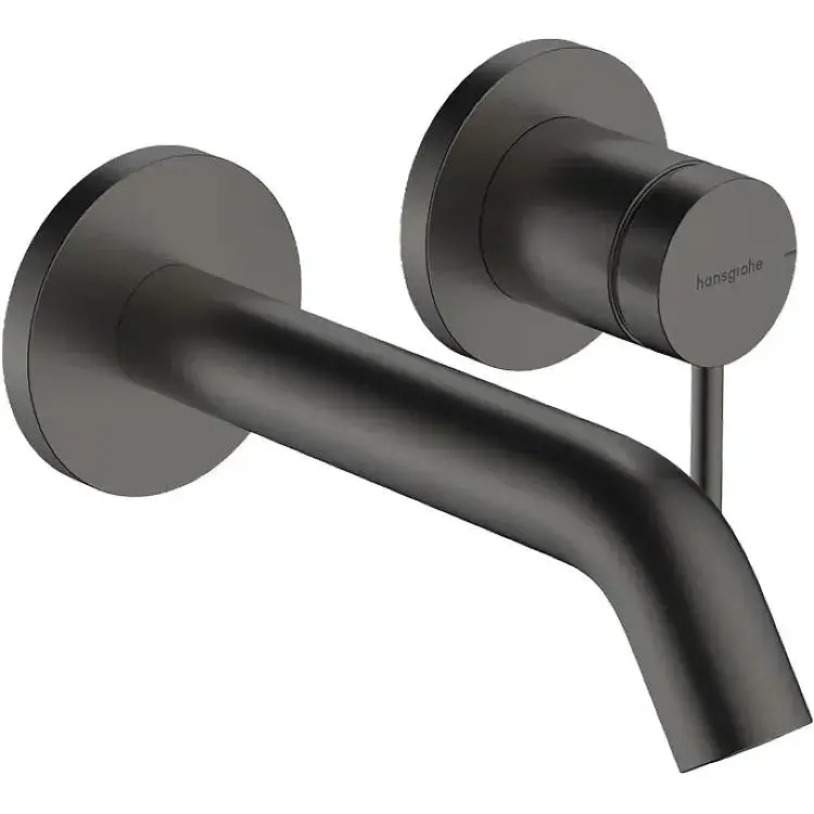 Змішувач для умивальника Hansgrohe Tecturis S прихованого монтажу brushed black chrome 73350340