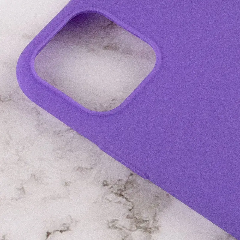 Силиконовый чехол Candy для Apple iPhone 14 Plus (6.7) Сиреневый - фото 3