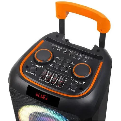 Портативная колонка RGB NDR-1095 акустическая аккумуляторная колонка 8 дюймов 100 Вт - фото 4