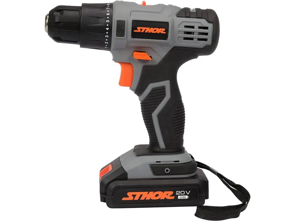 Шуруповерт аккумуляторный Sthor 20V Li-Ion (78081) - фото 2
