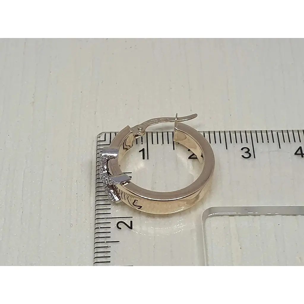 Золоті сережки Favoritum з фіанітами. 2313 - фото 4