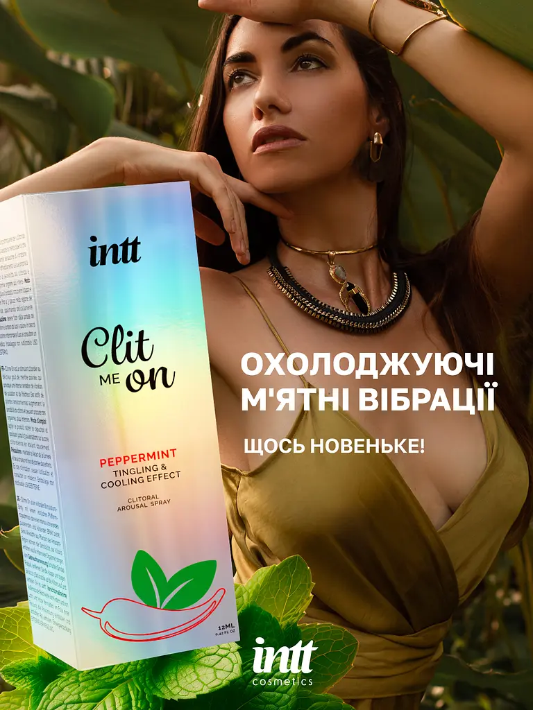 Возбуждающий спрей для клитора Intt Clit Me On, 12 мл (мята) - фото 6