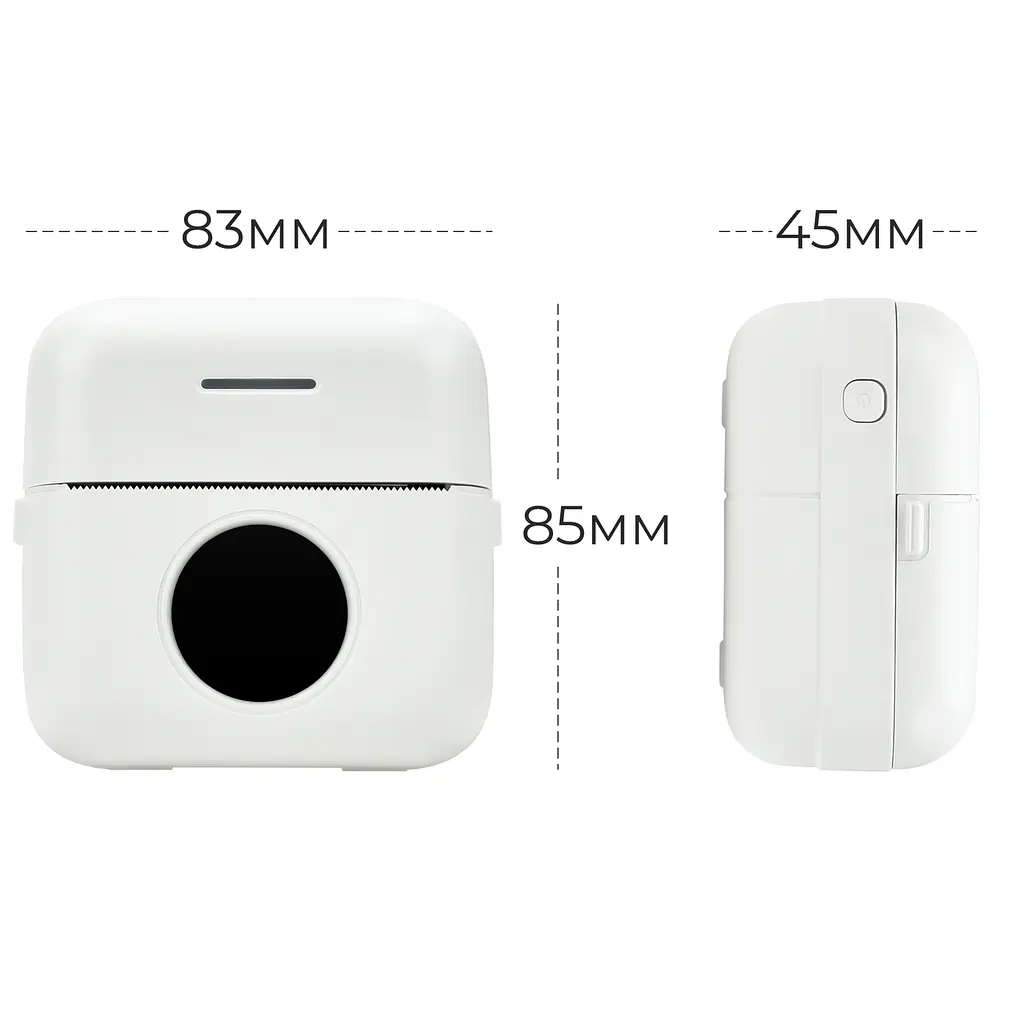 Портативний термопринтер JETIX Mini Printer Student, мобільний міні принтер для смартфона - фото 10