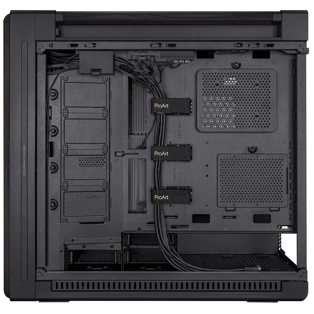Корпус ASUS ProArt PA602 Wood Edition с закаленным стеклом без блока питания, черный (90DC00J0-B09010) - фото 6