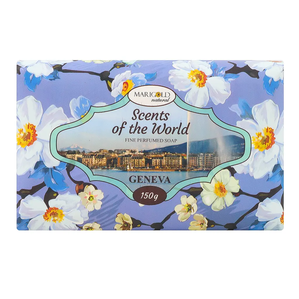 Мило тверде Marigold Natural Scents of the World Женева 150 г - фото 2