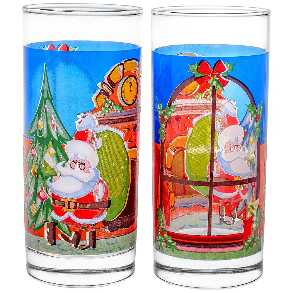 Склянка для води Uniglass Classico Christmas Santa 270 мл - фото 3