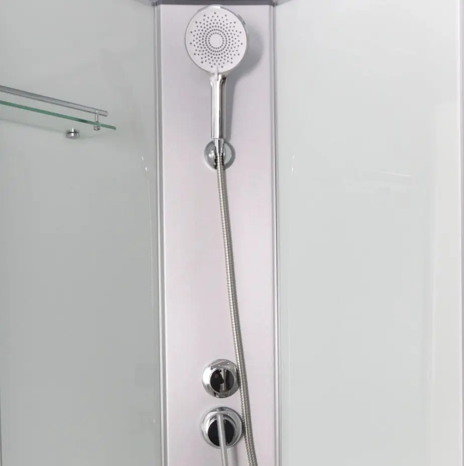 Душовий бокс Lidz Kubis SB90x90.SAT.LOW.FR, низький, скло Frost 4 мм + стінки (LKSB9090SATLOWFR) - фото 3