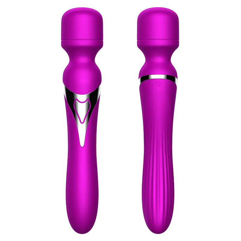 Вібромасажер Silicone Dual Massager USB 7+7 Function Purple Boss Series 63-00012 98550