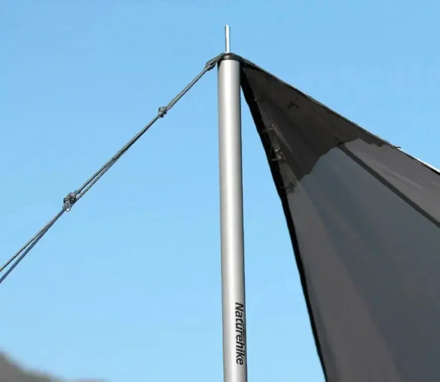 Стійки для тенту Naturehike Steel poles (NH19PJ042) 25ммx2.4м - 2 шт - сталеві - фото 6