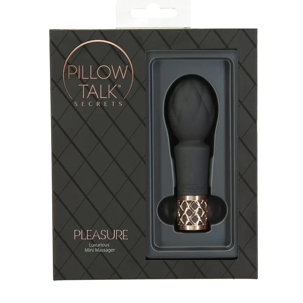 Вібратор Pillow Talk Secrets Pleasure 11.1 см чорний - фото 5