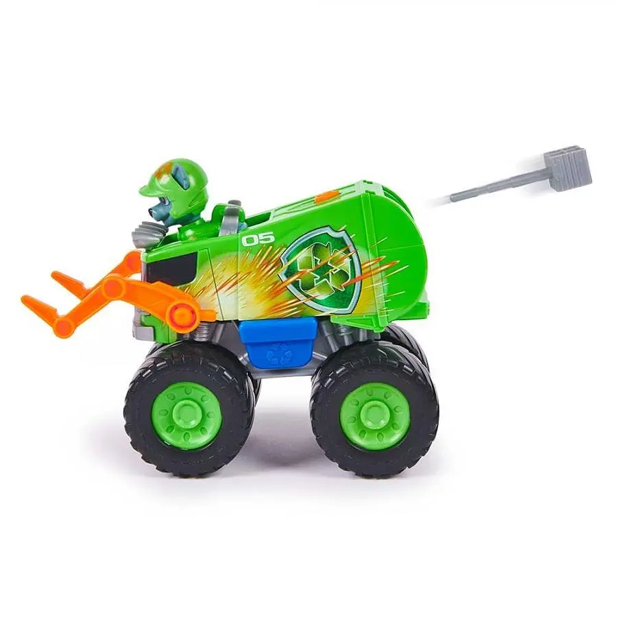 Ігровий набір Paw Patrol Великий рятувальний автомобіль-трансформер з водієм Роккі (SM17776/6069331) - фото 6