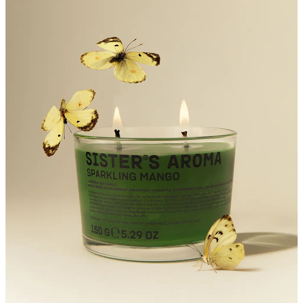Ароматична свічка Sister`s Aroma Sparkling Mango 150 г - фото 2