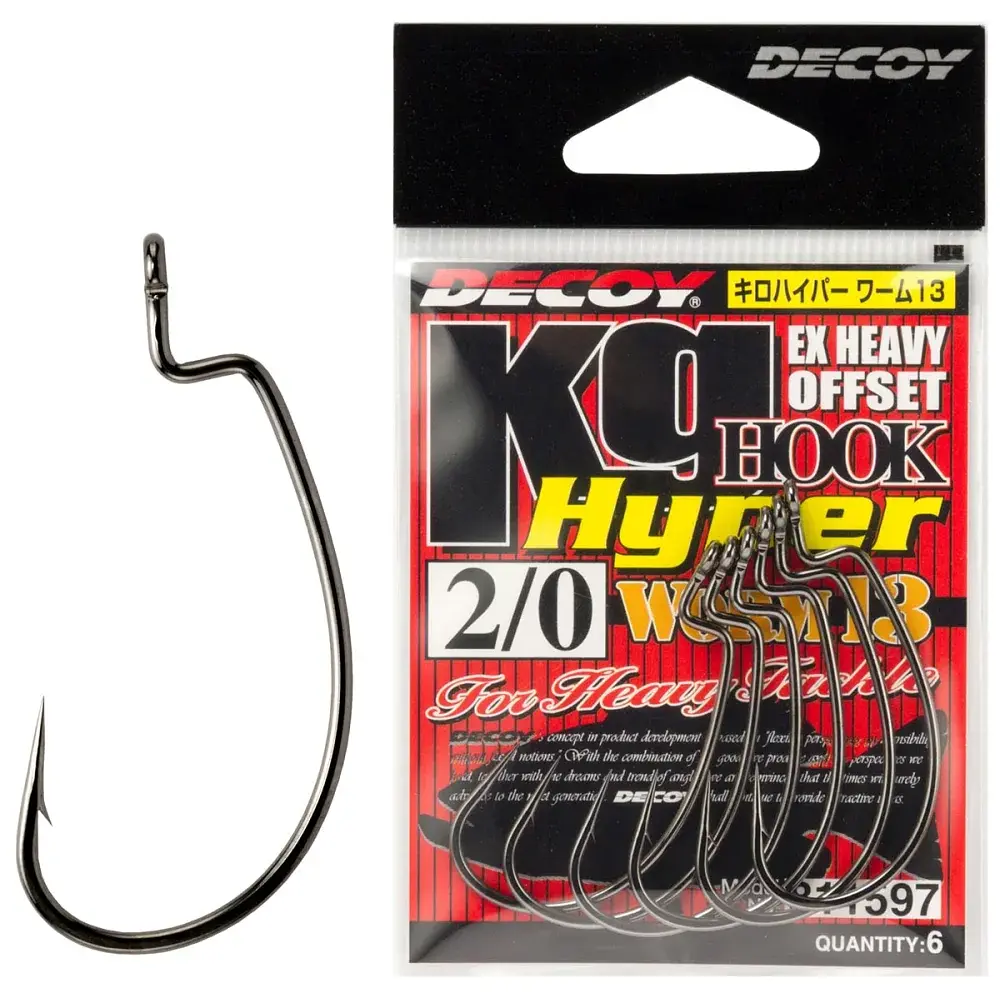Гачок Decoy Worm13 Kg Hyper 01 (8 шт/уп)
