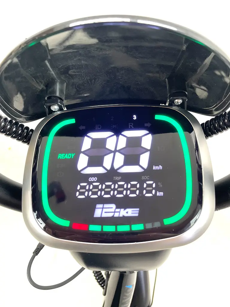 Электровелосипед двухместный Minako Monster (2000W 60V 36Ah) + Тормоз гидравлика Черный - фото 9