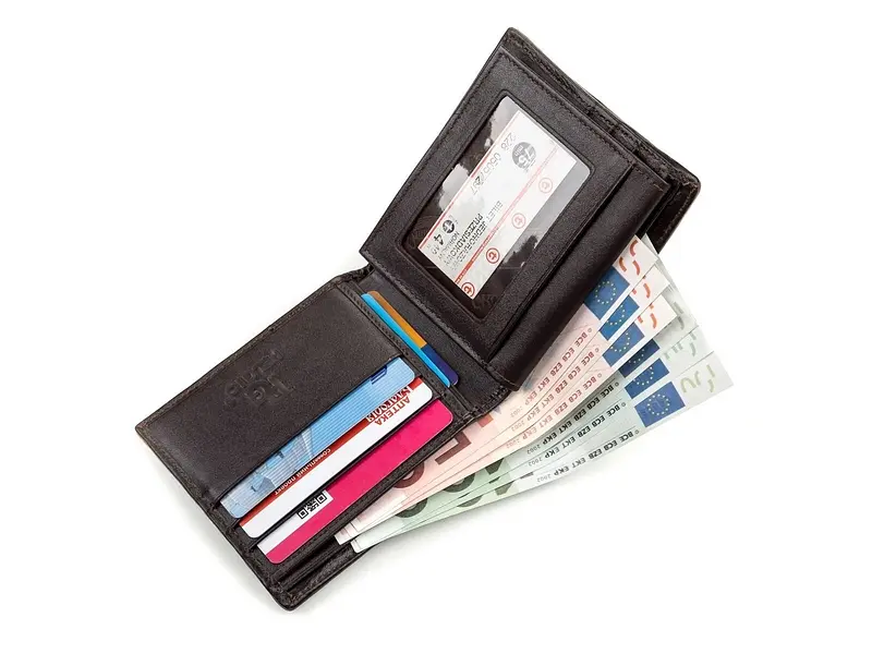 Портмоне 18196 з натуральної шкіри крокодила Коричневе 11,5х9,5 см CROCODILE LEATHER acs0032477 - фото 5