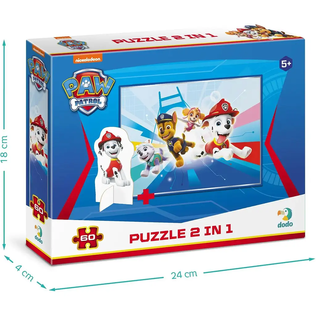 Пазл DoDo Paw Patrol, з фігуркою, 60 елементів, (200165) - фото 5