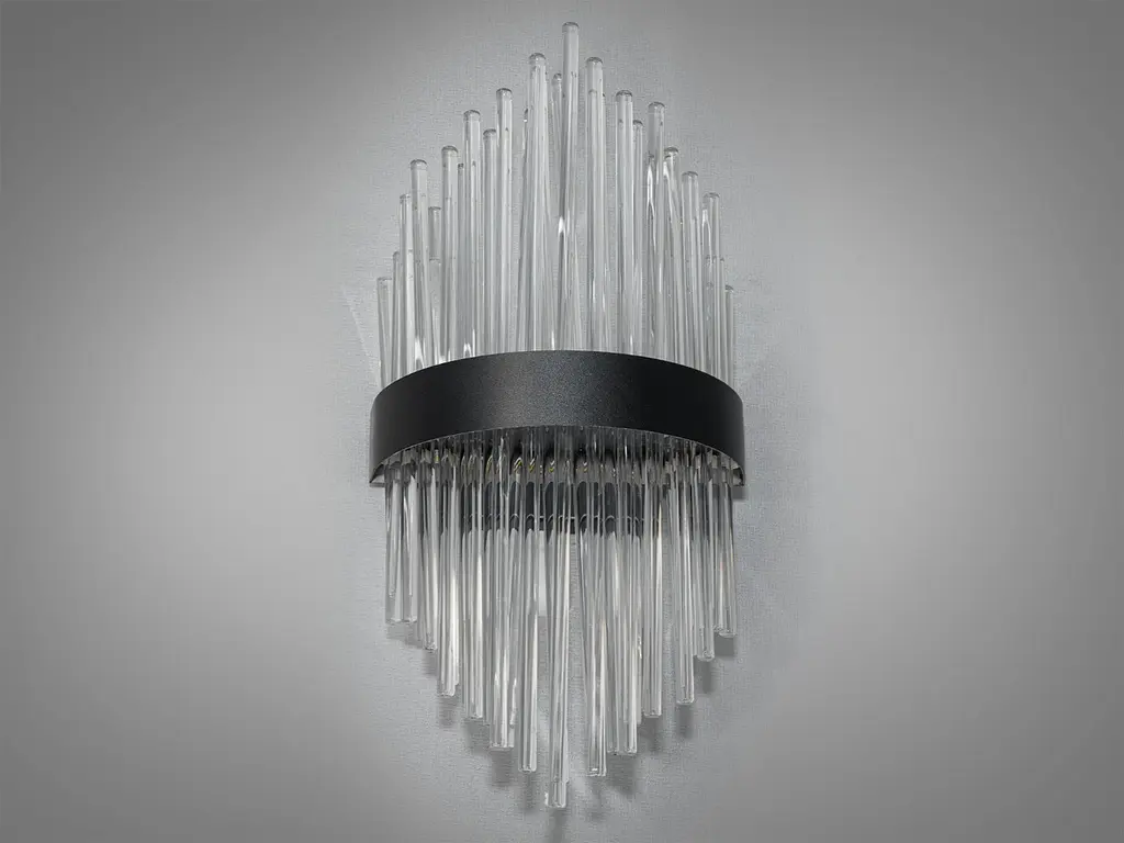 Светильник настенный LED Diasha 839/2PB 18W 990 лм IP20 металл стекло для спальни - фото 3