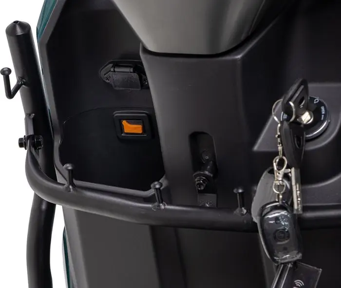 Электроскутер Двухместный Crosser CR17 (2500W, Графеновая батарея 72V/35Ah) Синий - фото 7