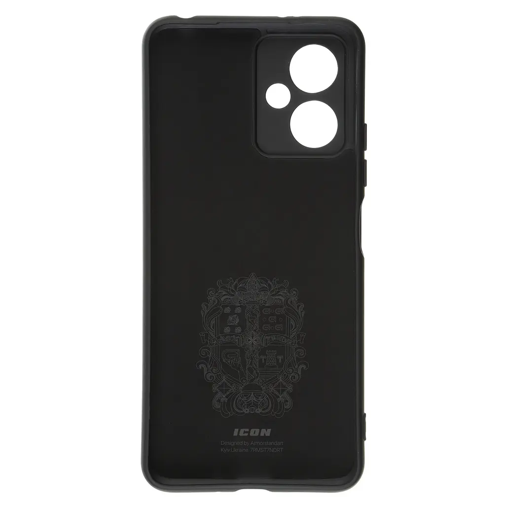 Чехол ArmorStandart ICON для Xiaomi Redmi Note 12 5G Camera cover Black (ARM65192) - фото 2