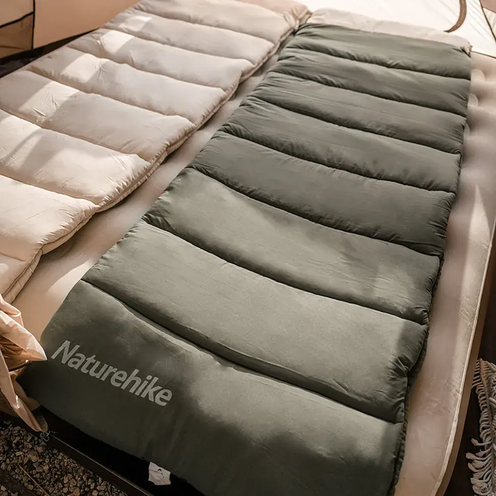 Спальник з капюшоном Naturehike LD250 CNK2300SD016, темно-зелений - фото 7