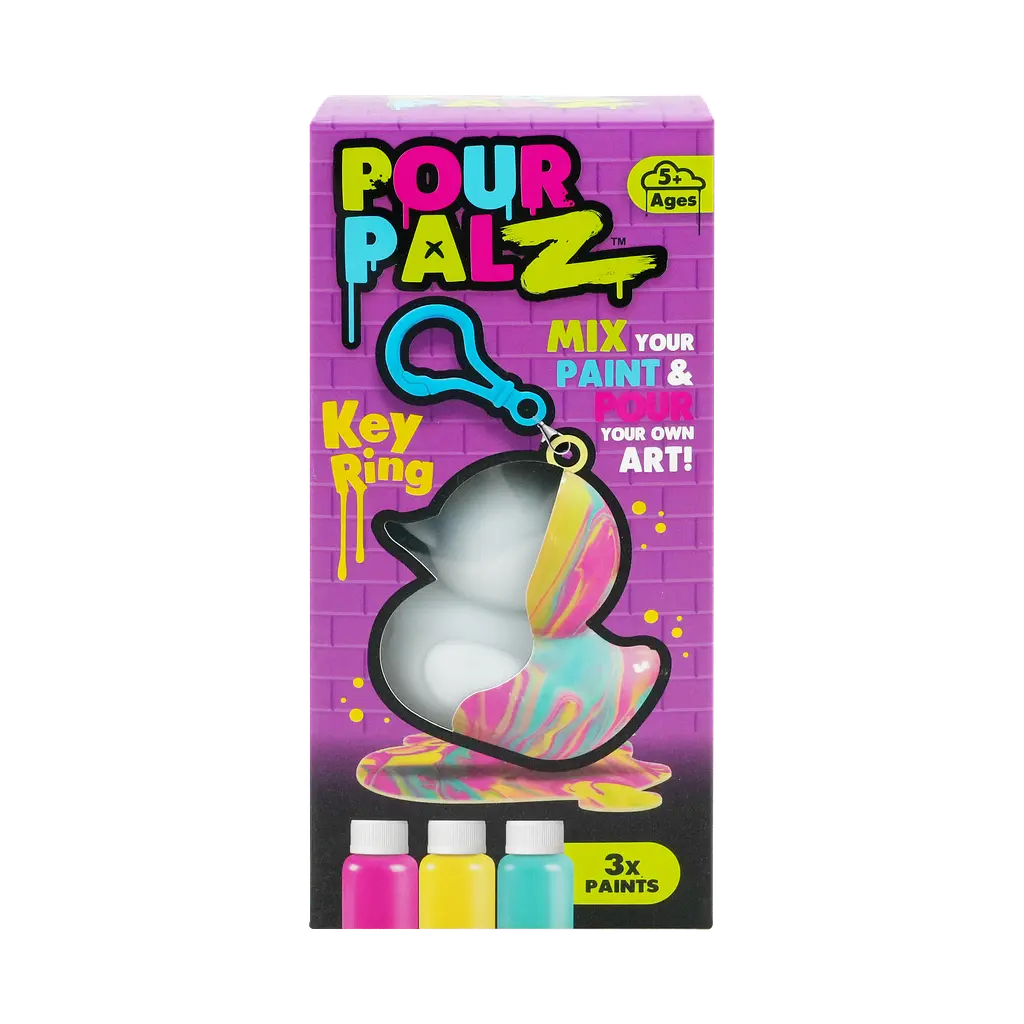 Pour Palz Набір для творчості Флюїд Арт - Брелок Каченя ToyMonster Art.GS-G26262 - фото 4