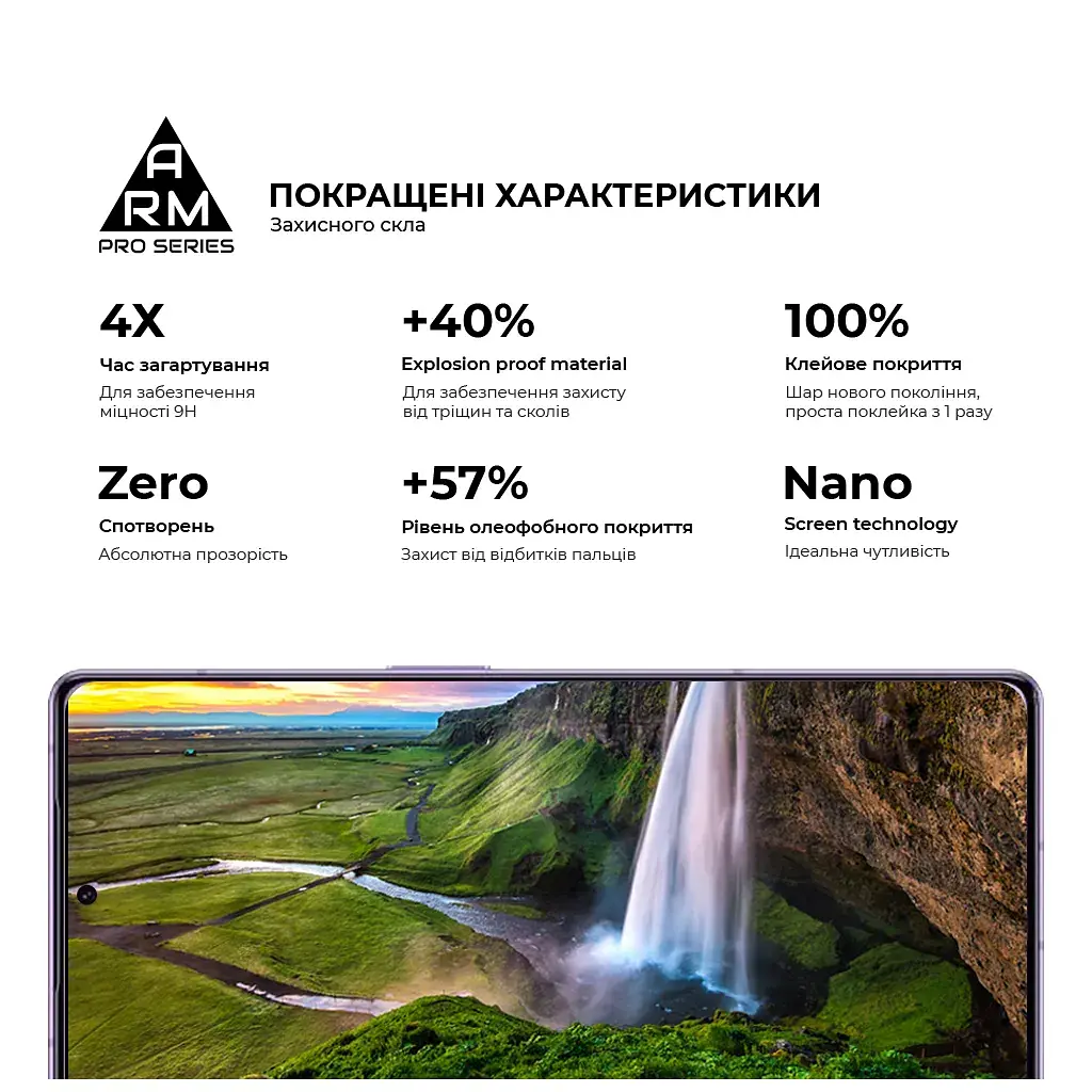 Скло захисне Armorstandart Pro Google Pixel 9a Black (ARM83564) - фото 5