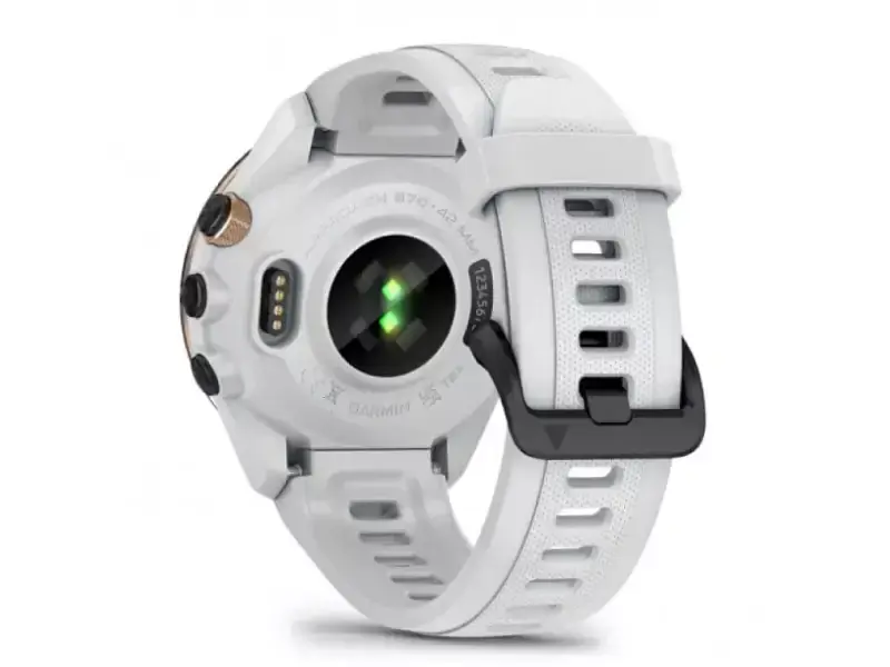 Смарт-годинник Garmin Approach S70 42mm B. Ceramic Bezel with White S. Band (010-02746-00/10) - фото 9