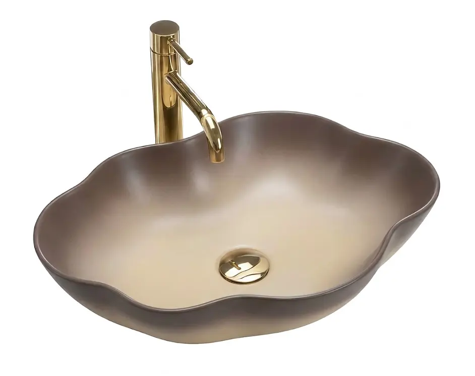 Умивальник Rea Pearl накладний 50.5x38 см ombre matt REA-U0629